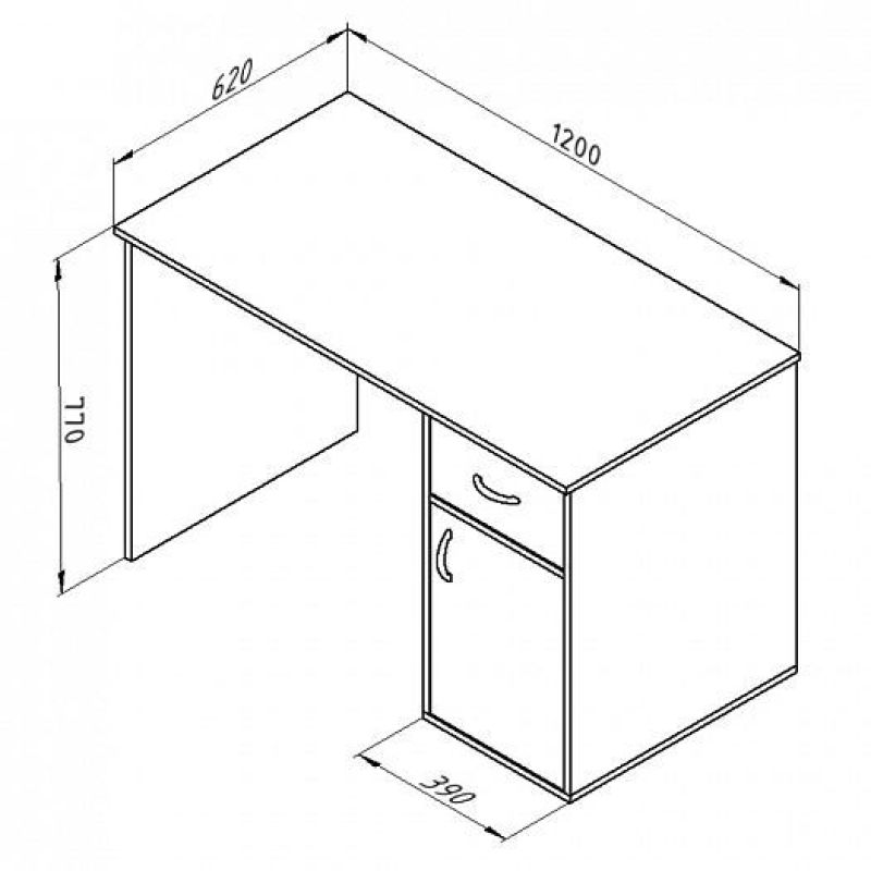 Размеры письменного стола для школьника фото 41