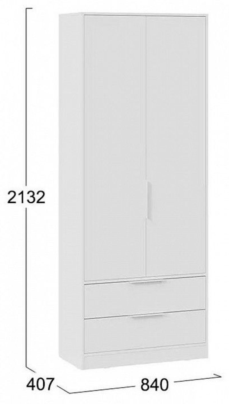 Шкаф для одежды комбинированный 800 400 2025мм