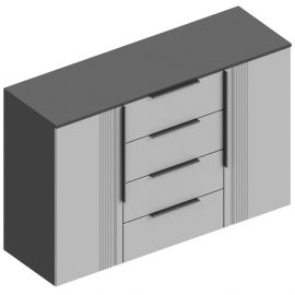 ВИТА Комод 2-ств c 4 ящиками | подробнее ВИТА Комод 2-ств c 4 ящиками | фото