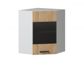 Шкаф угловой 600 со стеклом (КГ Алиса Craft) | подробнее Шкаф угловой 600 со стеклом (КГ Алиса Craft) | фото