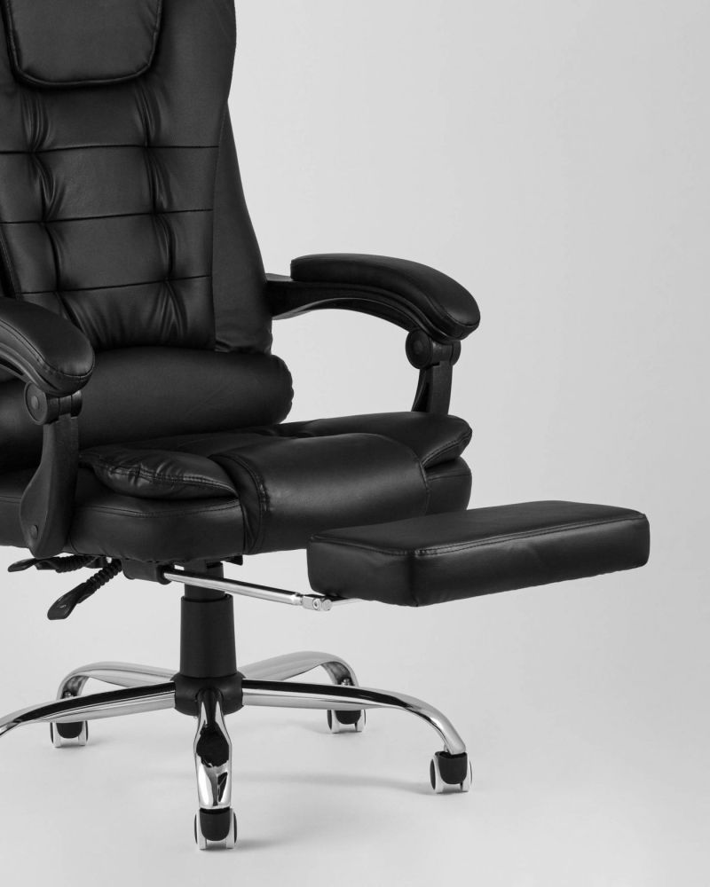 Кресло руководителя стул груп topchairs president черное d 403 black