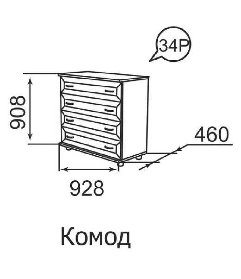 Комод ника люкс